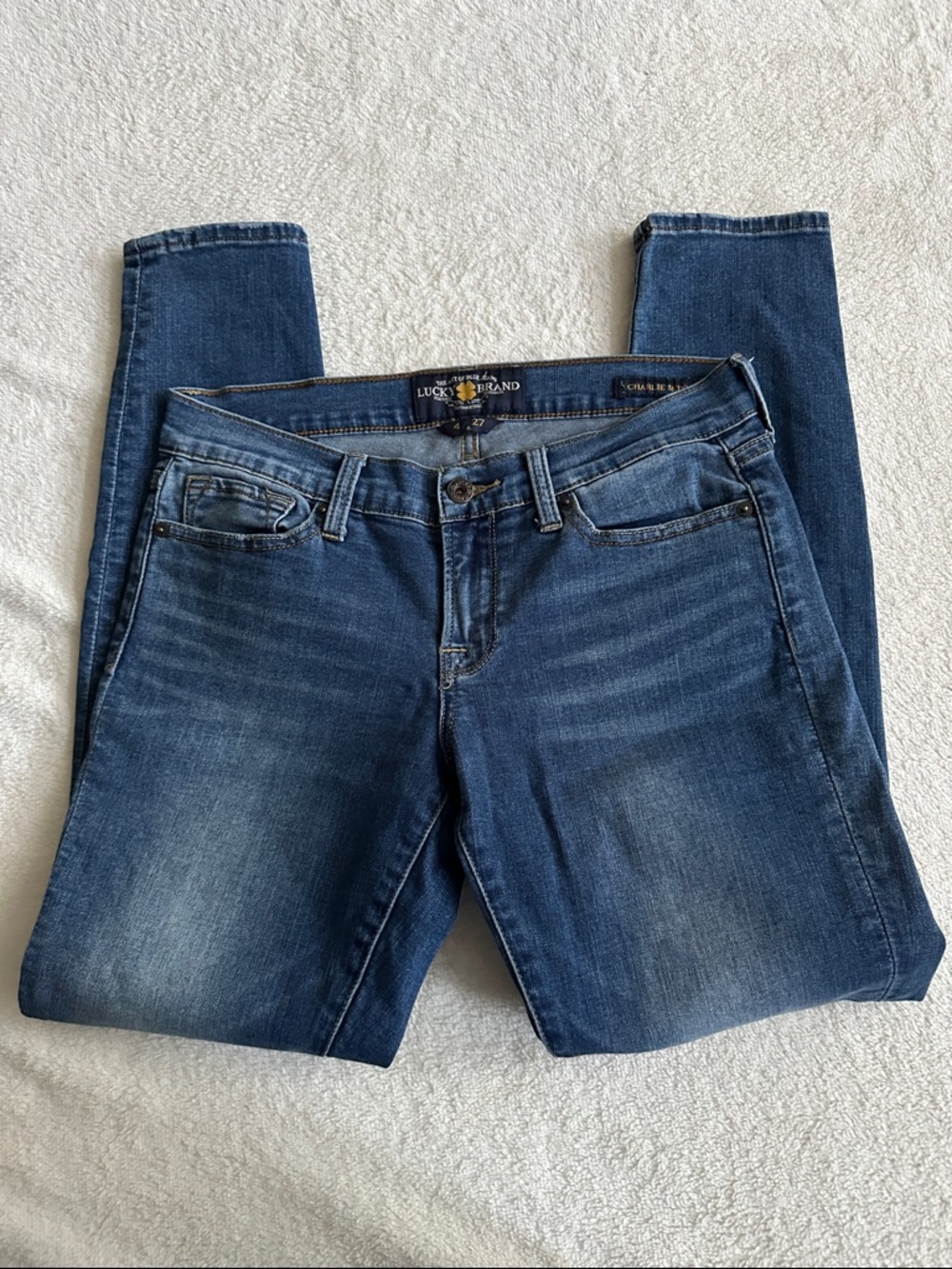 Lucky Brand Women Charlie Skinny Jeans size 4